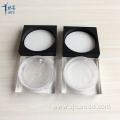 15g Matte Black Square Loose Powder Jar